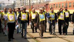 Demonstration marokkanischer Eisenbahner 2006