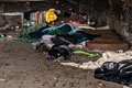 Obdachlosigkeit in Österreich: Am einstigen Nordbahnhof nächtigen Obdachlose.