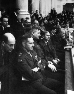 Vertreter der Alliierten 1948 im Wiener Konzerthaus beim ersten ÖGB-Bundeskongress