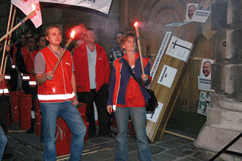Protestdemonstration Ende September 2009