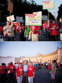 Menschenrechtsmarsch am 20. Juli 2010