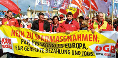 Gewerkschaftsrechte und Europa