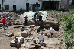 Ausgrabungen in der Essigfabrik, Mautern - Verein Archologisch-Soziale Initiative Niedersterreich